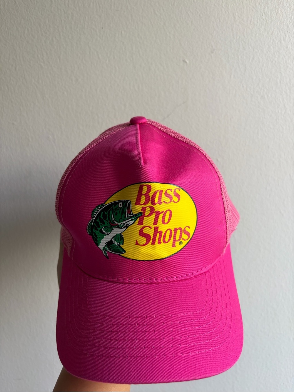 Bass Pro Shops Pink Logo Trucker Hat